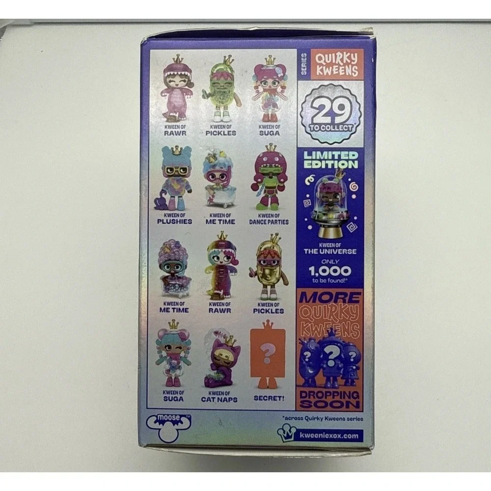 XOX KWEENIE Quirky Queens Doll & Case 2024 New‎ SEALED.